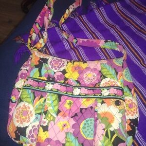 Floral Quilted Shoulder Bag